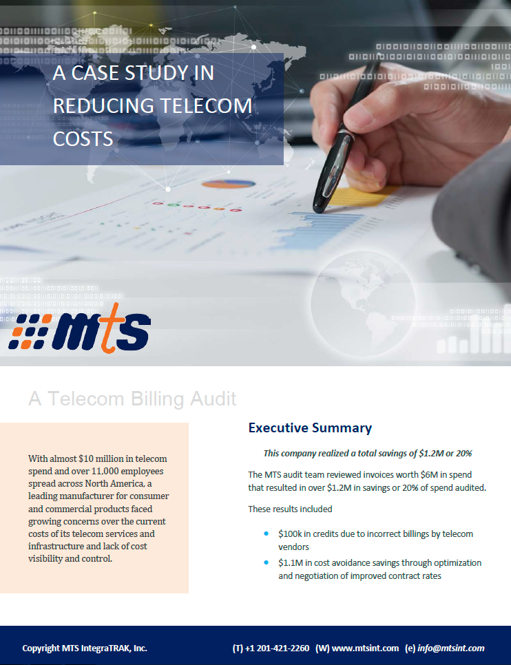 MTS TEM Billing Audit Case Study